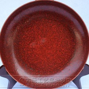 送架子 古玩工艺品清明上河图盘复古明清陶瓷瓷器家居摆件