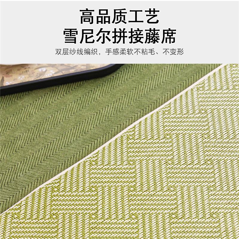 新品夏季凉席双面飘窗垫四