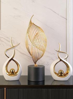 高档轻奢家居装饰品客厅玄