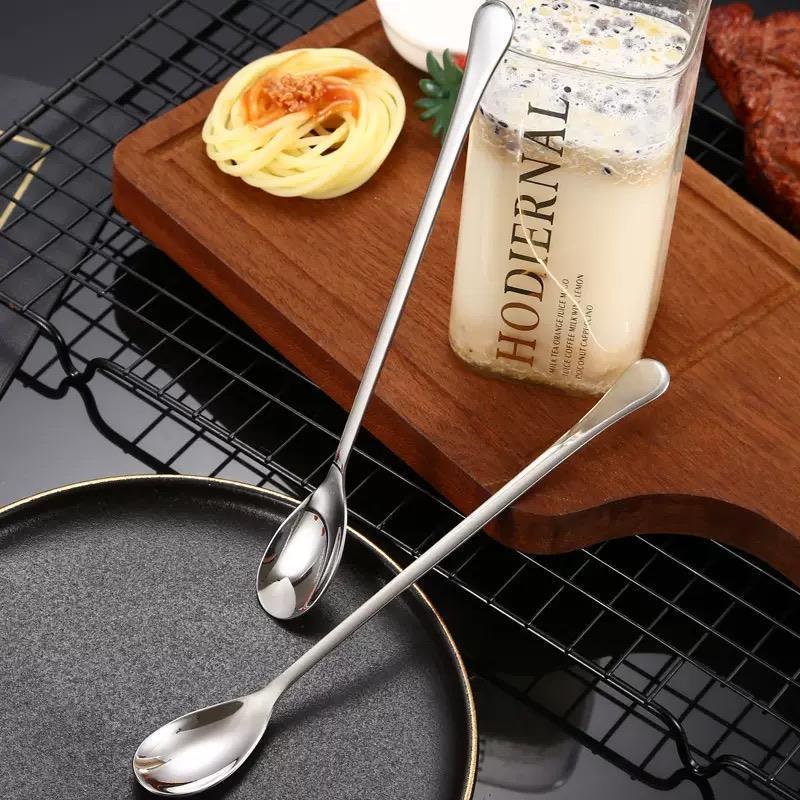 特厚不锈钢勺子长柄咖啡勺