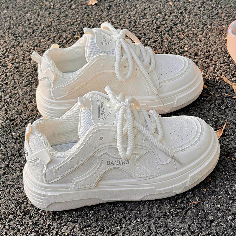 极速小白鞋女2026春款新款爆款今年流行的厚底鞋子百搭小众ins潮