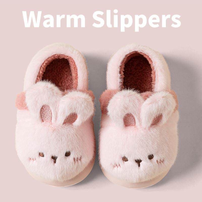 女童棉拖鞋2025新款女孩秋冬季儿童室内加绒保暖拖鞋外穿宝宝棉拖