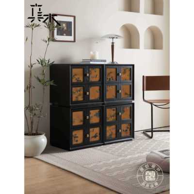 真木良造/齐廪 自由组合模块柜床头柜实木卡门法式中古新中式斗柜