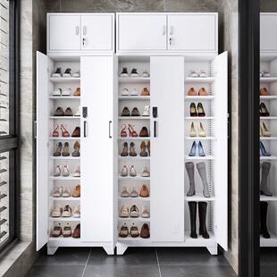 钢质组合阳台鞋柜家门节省空间室内外储物柜带锁防潮储物鞋架