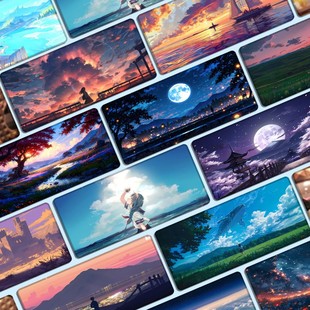 电脑鼠标垫子超大号键盘笔记本电竞游戏滑鼠桌垫加厚锁边大键盘垫