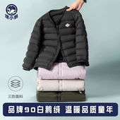 嘿小鹅秋冬季 儿童鹅绒服轻薄羽绒服男童女童校服内胆羽绒内搭内穿