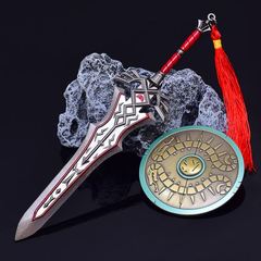 塞尔达传说王国之泪旷野之息武器模型大师剑海利亚盾牌黄昏盾兵器