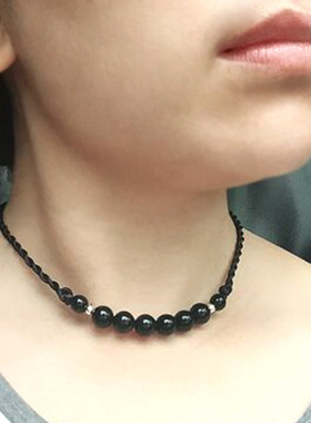 甲状腺女锁骨链脖子饰品颈带颈链时尚个性脖颈韩国简约短款手工