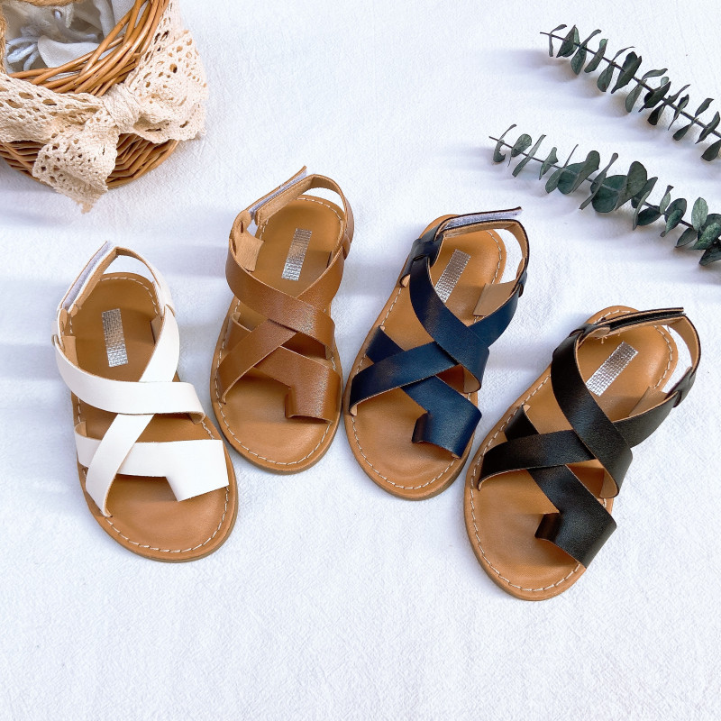 韩国童鞋2021女童夏季新款韩版时尚夹脚凉鞋男女儿童休闲沙滩凉鞋
