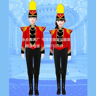 新款儿童鼓号服升旗手鼓号队服装中小学生仪仗队国旗班鼓手演出服