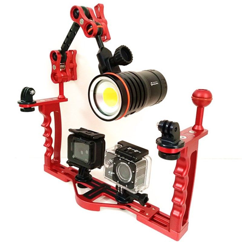 TG5/TG6/RX100多功能潜水相机架gopro支架 适用所有防水壳支架