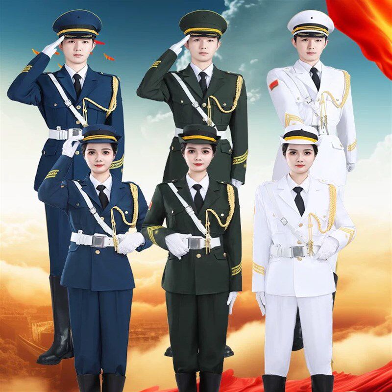 新品学生护卫队礼服管乐队学校升旗仪式大码服饰国旗班仪仗队服装