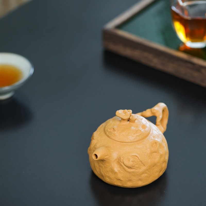 紫砂壶供春壶阴阳供春壶紫砂壶茶具宜兴紫砂茶壶纯手工320cc原矿