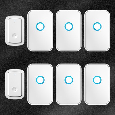 充电门铃无线家用二拖六不用插电超远距离智能遥控电子门钟呼叫器