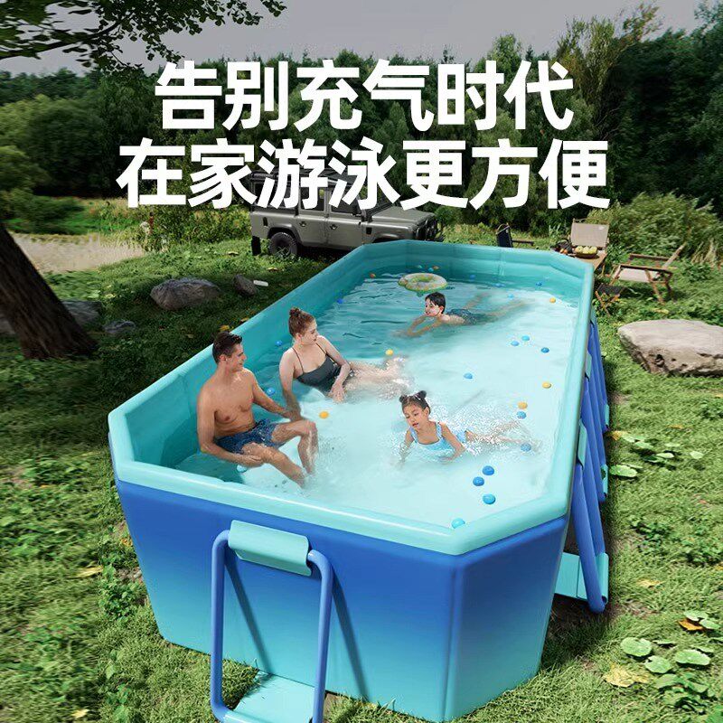游泳池儿童家用户外免充气大型支架小孩玩戏水池折叠庭院大人泳池