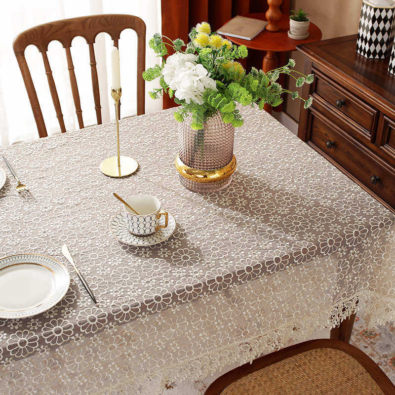茶几桌布蕾丝客厅家用办公茶几布茶桌布蕾丝网纱餐桌布高级茶几垫,居家布艺,桌布,淘宝优惠券,粉丝福利购,淘宝优惠卷