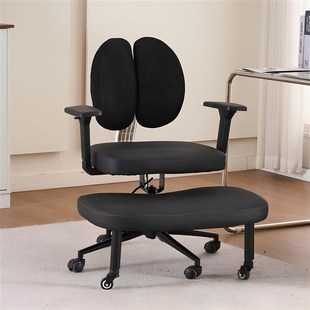 双背盘腿椅舒服猴凳打坐人体工学跪椅懒人办N公沙发坐没坐相蹲坐