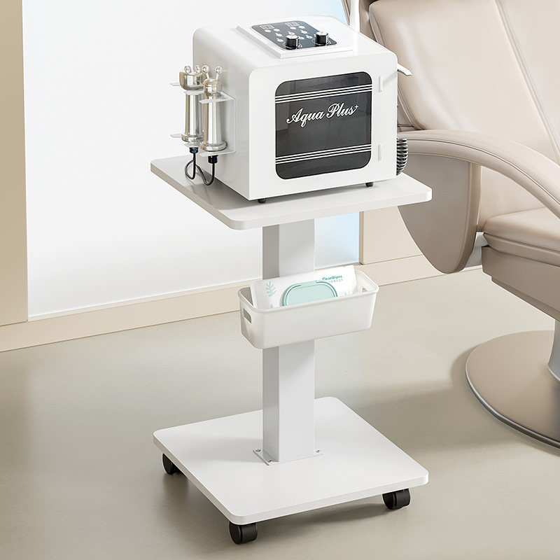 台式美容仪器美容院专用小推车小气泡底座支P架移动工具车置物架