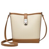 小众设计包包女2024新款 高级感精致撞色K水桶包通勤百搭手提单肩