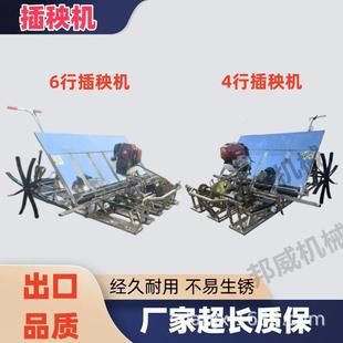 新型水稻插秧机手扶水稻插秧机全自动水稻插秧机4行6行插秧机