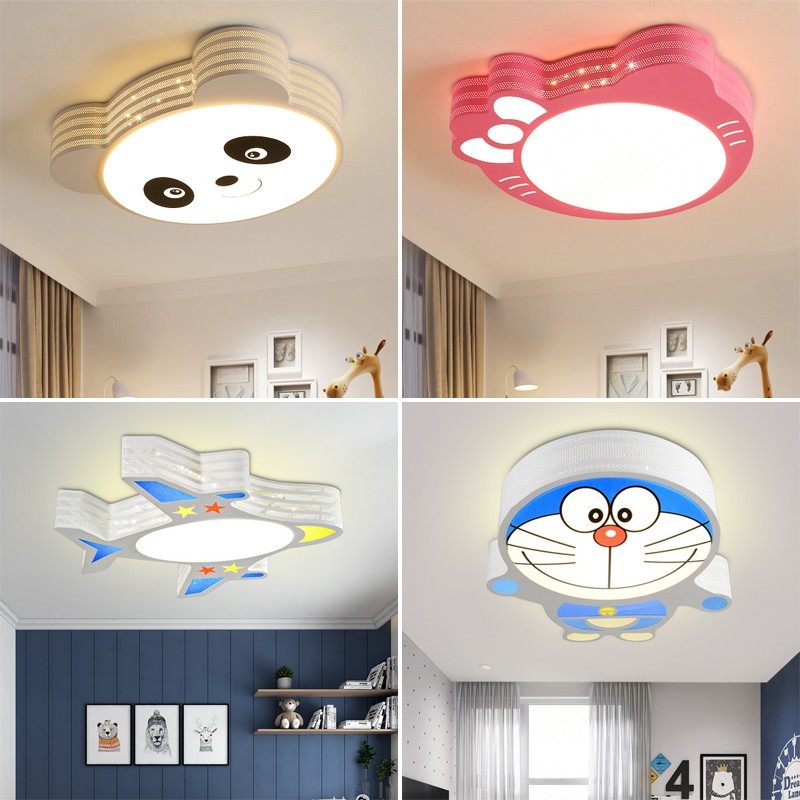 儿童房灯简约现代led吸顶灯创意个性飞机卧室男孩女孩卡通灯具