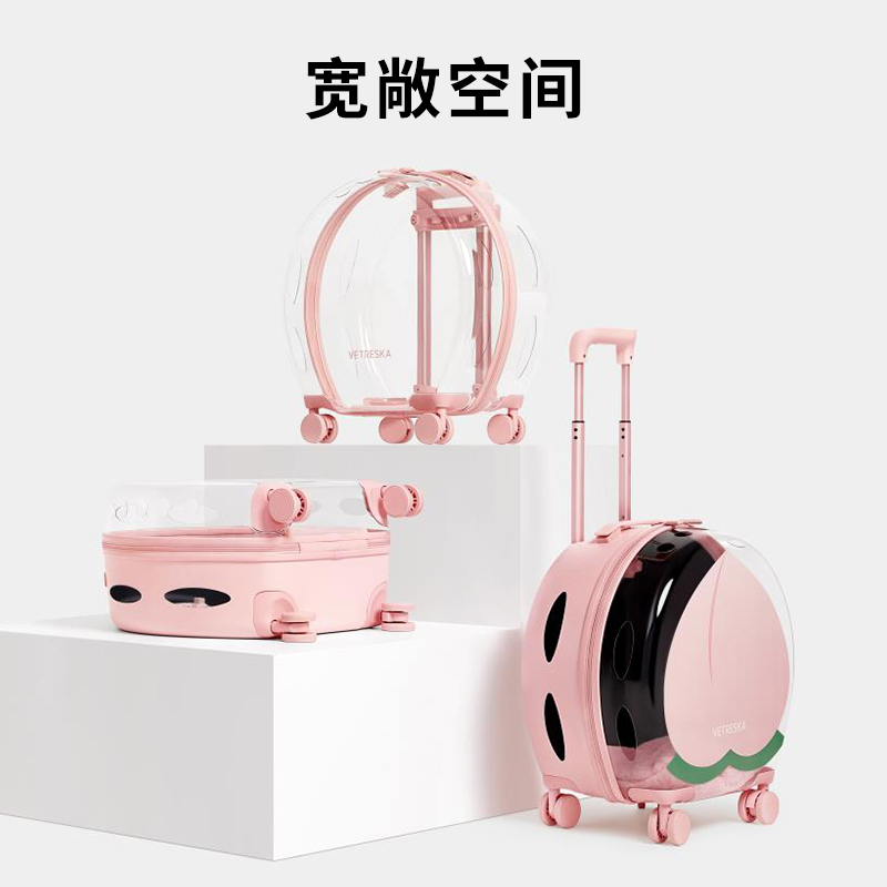 宠物泡泡箱猫包外出便携太空舱背包手提拉杆箱猫咪狗宠物用品