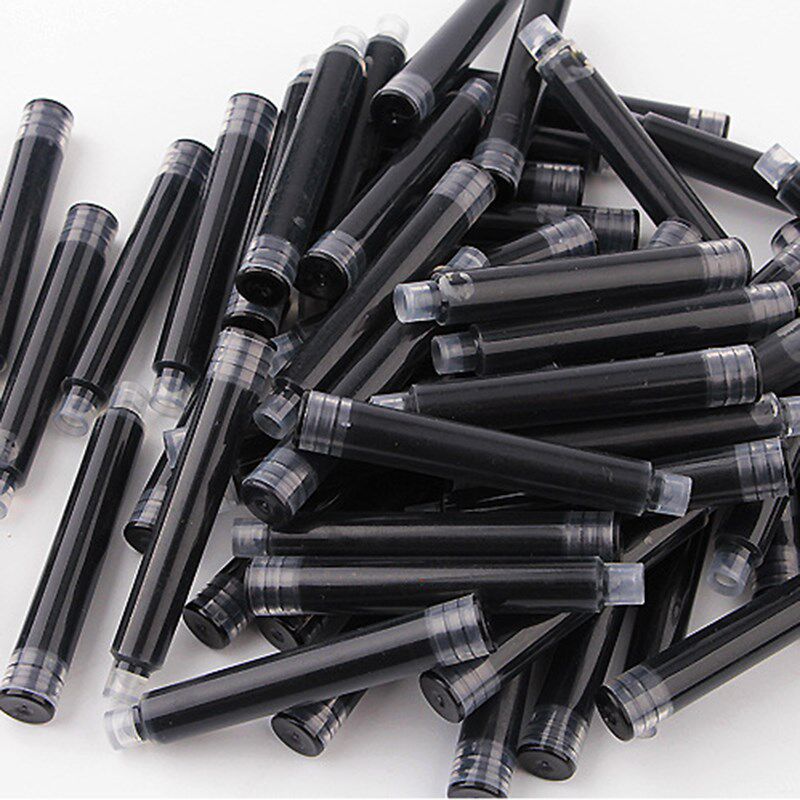 笔芯墨囊黑g色蓝色铅笔笔芯学生儿童宝珠笔水笔替换芯