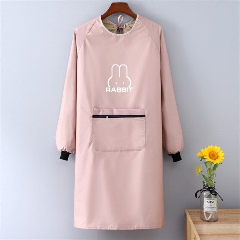理发师工作服不沾发夏季穿的衣服围布不粘发专用发型师烫染围裙
