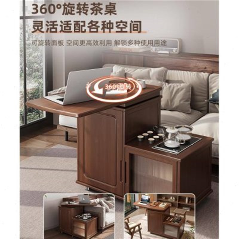 客厅沙发边柜家用可移动卧室床头桌边几置物O架简易茶几阳台小桌