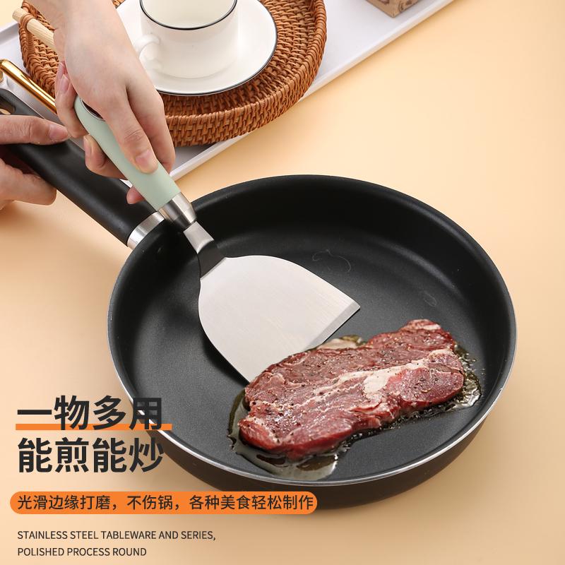 不锈钢煎铲煎饼果子工具刮子料理铲烙饼K压饼铁板烧煎鸡蛋煎饼铲