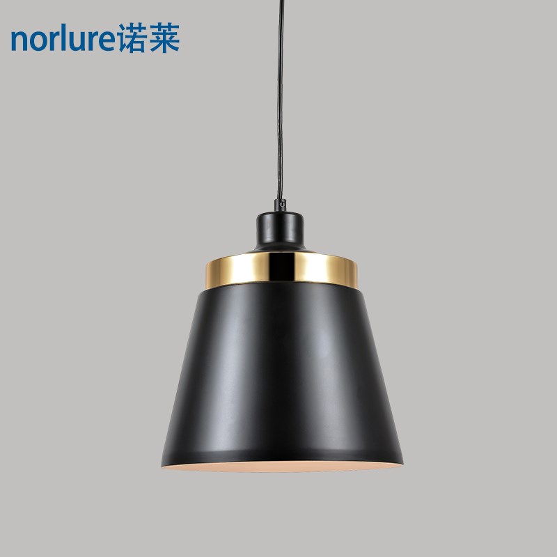 现代简约吊灯 黑色工业风餐厅咖啡厅H发廊茶艺甜品屋装饰吊灯灯罩