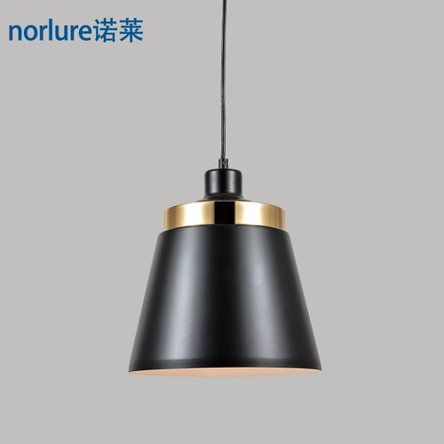 现代简约吊灯 黑色工业风餐厅咖啡厅H发廊茶艺甜品屋装饰吊灯灯罩