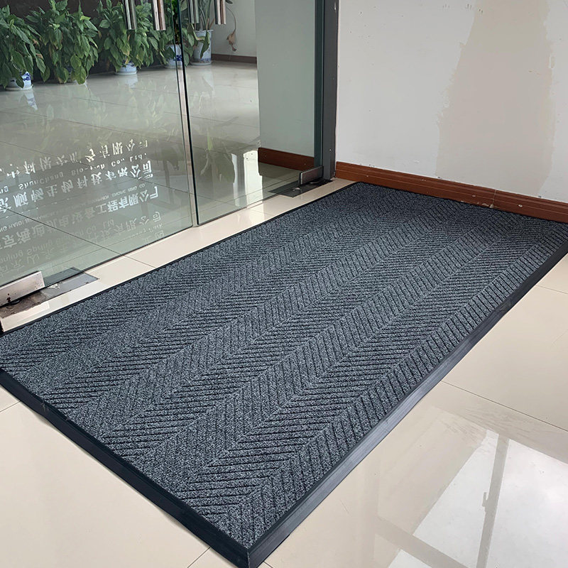 酒店定制进门门口logo地垫商用除尘防滑商标广告门垫吸水门厅地毯