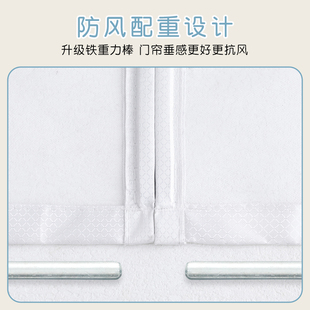 防蚊门帘侧开全磁条绣花金刚网卧室纱窗纱门隔断帘家用磁性免打孔