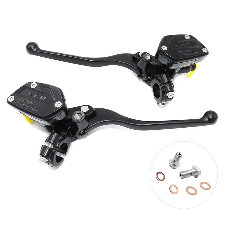 摩托车刹车泵左右前主缸杠杆泵制动总泵液压离合器机车配件透明杯