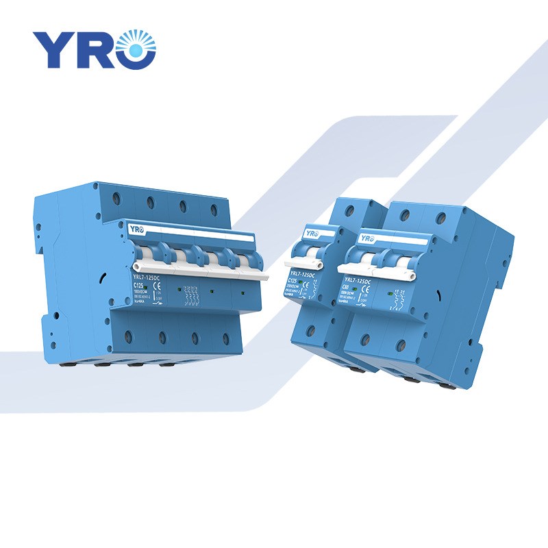 CE认证直供光伏1000V开关4P125A空气开关三相直流小型断路器