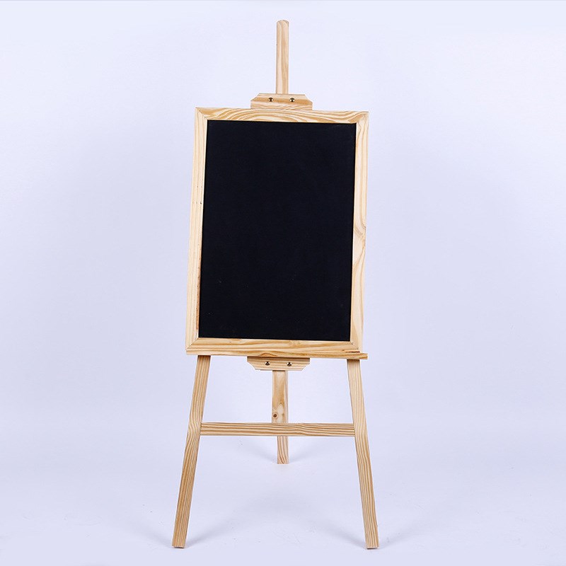 松木画架 彩色实木画架展示架1.5米1.75米广告美术素描展示画架