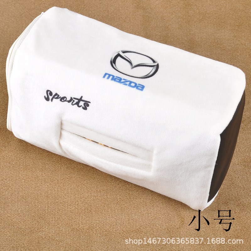 新款吸顶车标LOGO车用纸巾盒 创意加强磁吸顶天窗汽车车载抽纸盒