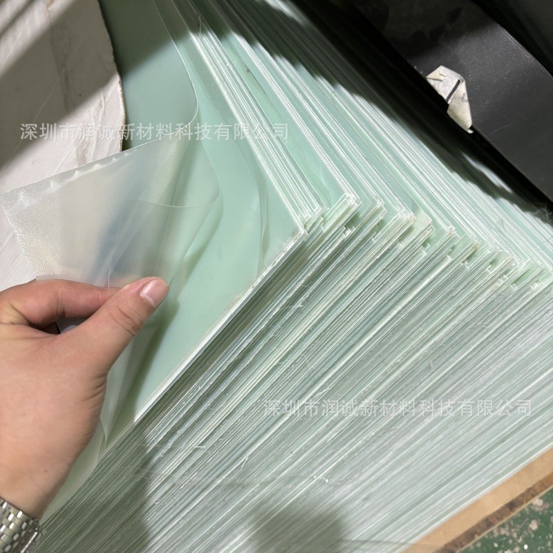 布纹板 布纹玻纤板 磨砂g10环氧板生产批售白色水绿细磨砂布纹