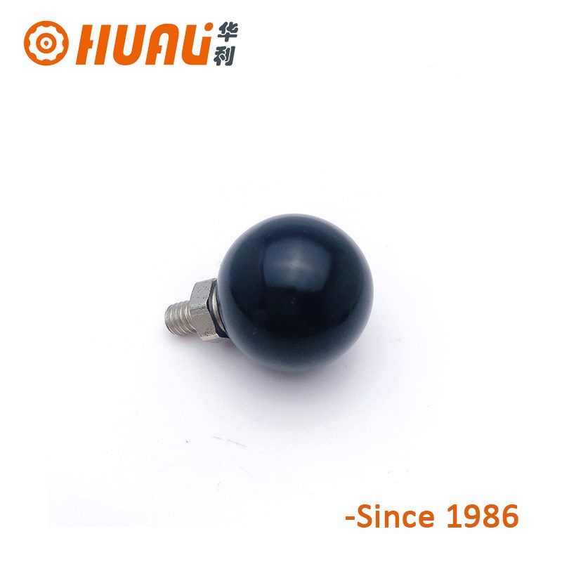 华利六方外丝胶木球形转动手柄 机床机械设备圆形旋钮把手柄现货