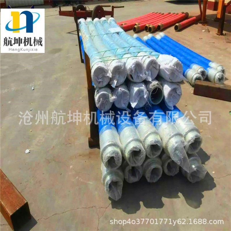生产3米泵车橡胶管混凝土输送125*3米胶管布料机软管砼泵配件