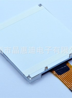 FSTN显示屏 黑膜负显 SPI 可用于仪器仪表 JHD128128-G08BSW-BL