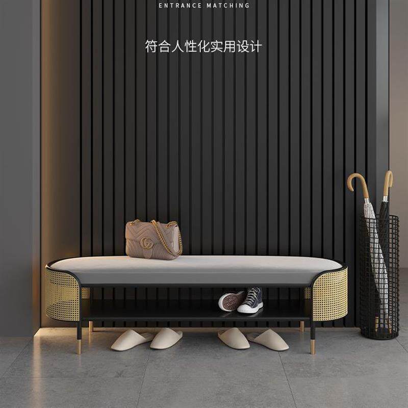 卧室床尾凳轻奢床边凳入户换鞋凳床头床前凳鞋店更衣间长条坐凳子