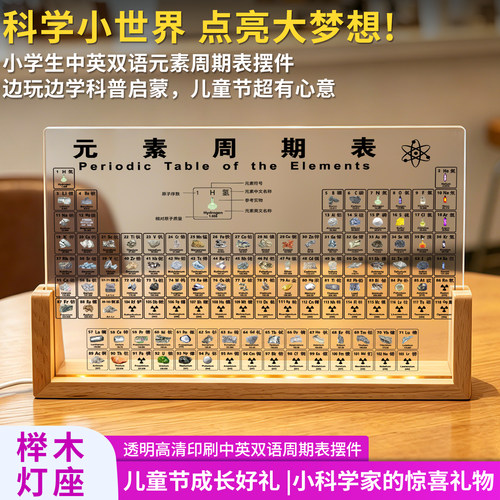 幼儿园活动奖品科学摆件中英双语