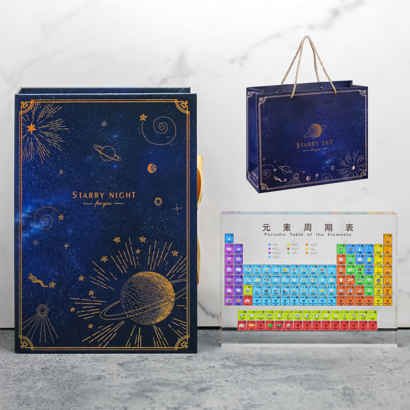 中英双语亚克力板彩色印刷元素表