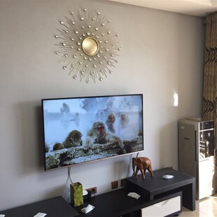 欧式铁艺壁饰立体墙饰客厅玄关现代艺术挂饰壁挂太阳镜