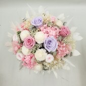 奥斯汀永生玫瑰新娘结婚婚礼手捧束球家居装 饰干