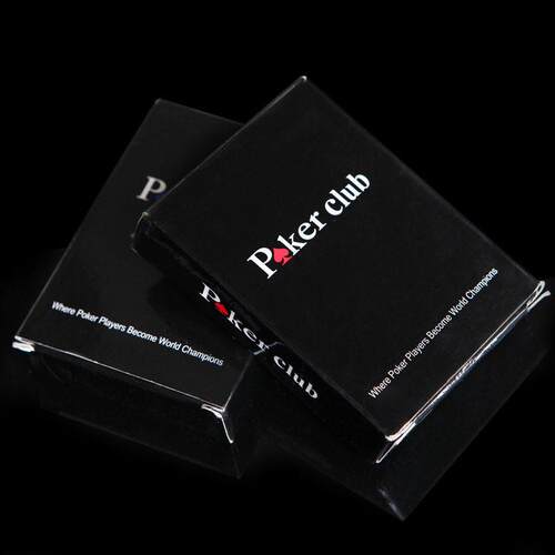 POKERCLUB塑料扑克大字彩色印刷牌卡牌纸牌商务馈赠盒装
