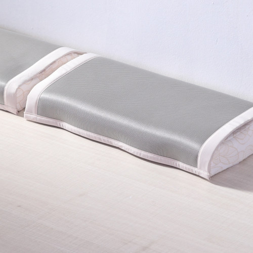 夏季冰丝枕席夏天单人枕巾透气凉爽枕套成人婴童凉枕头套奢华盖巾