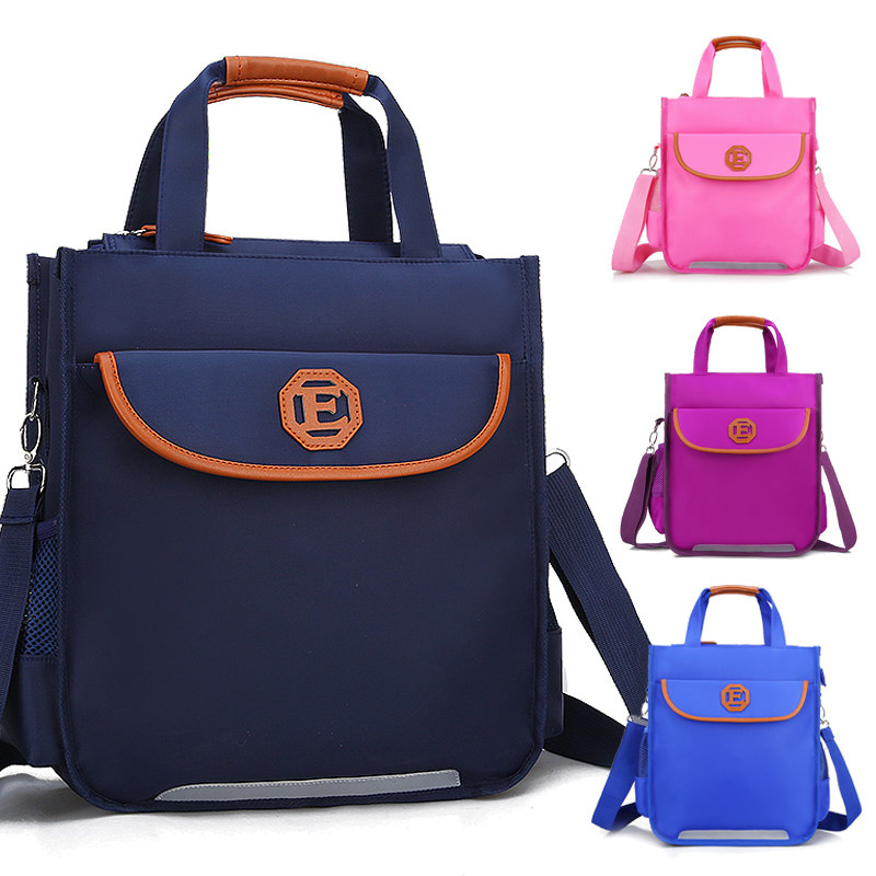 小学生补习包手提袋定做logo印字帆布女孩多功能包手拎斜挎包男